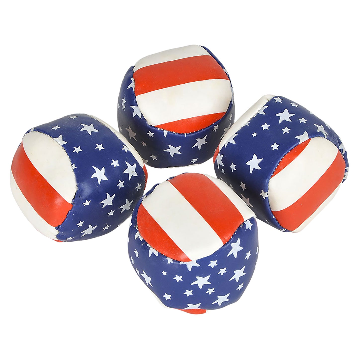 Patriotic Footbags - 2 Inch - 12 Count