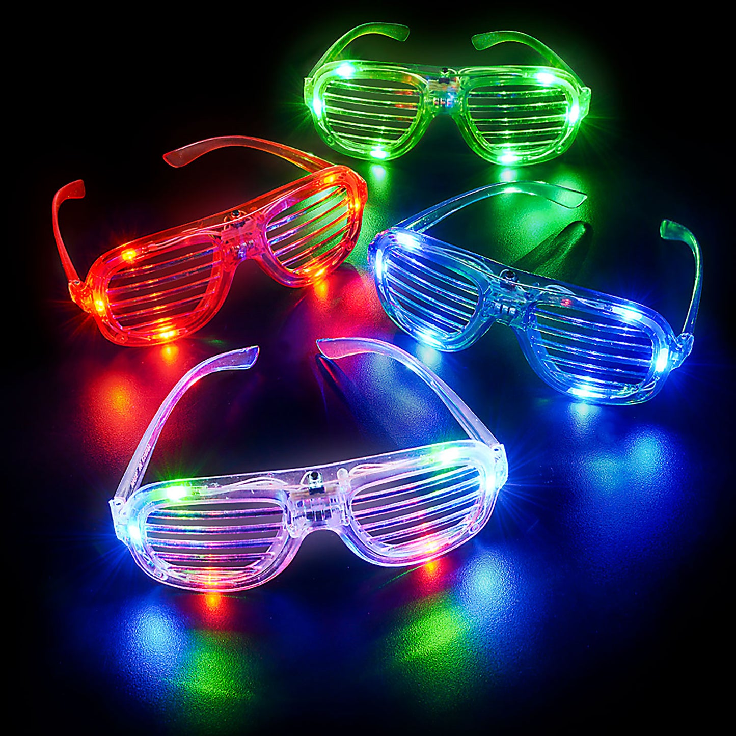 Flashing Shutter Glasses - 3 Function - 12 Count