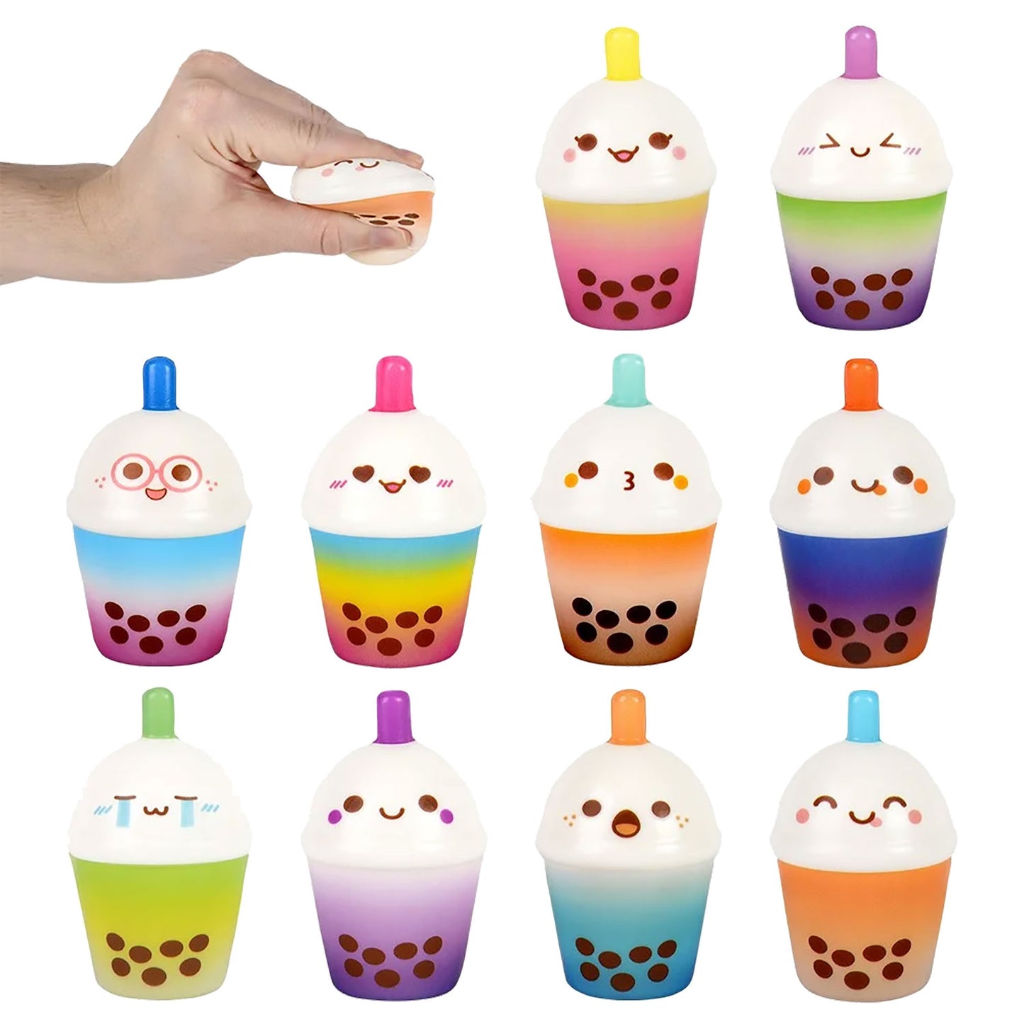 Squish Bubble Tea - 3 1/4 Inch - 12 Count