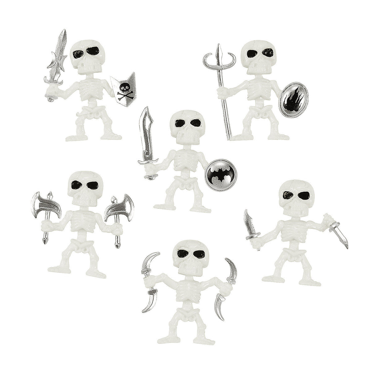 Mini Warrior Skeletons - 72 Count
