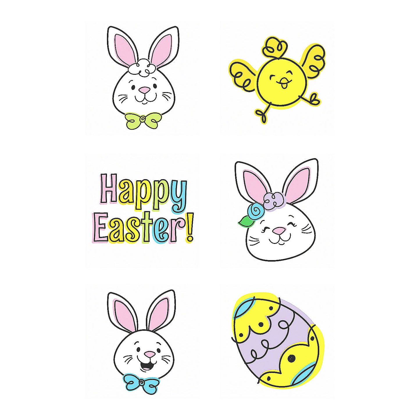 Easter Tattoos - 72 Count