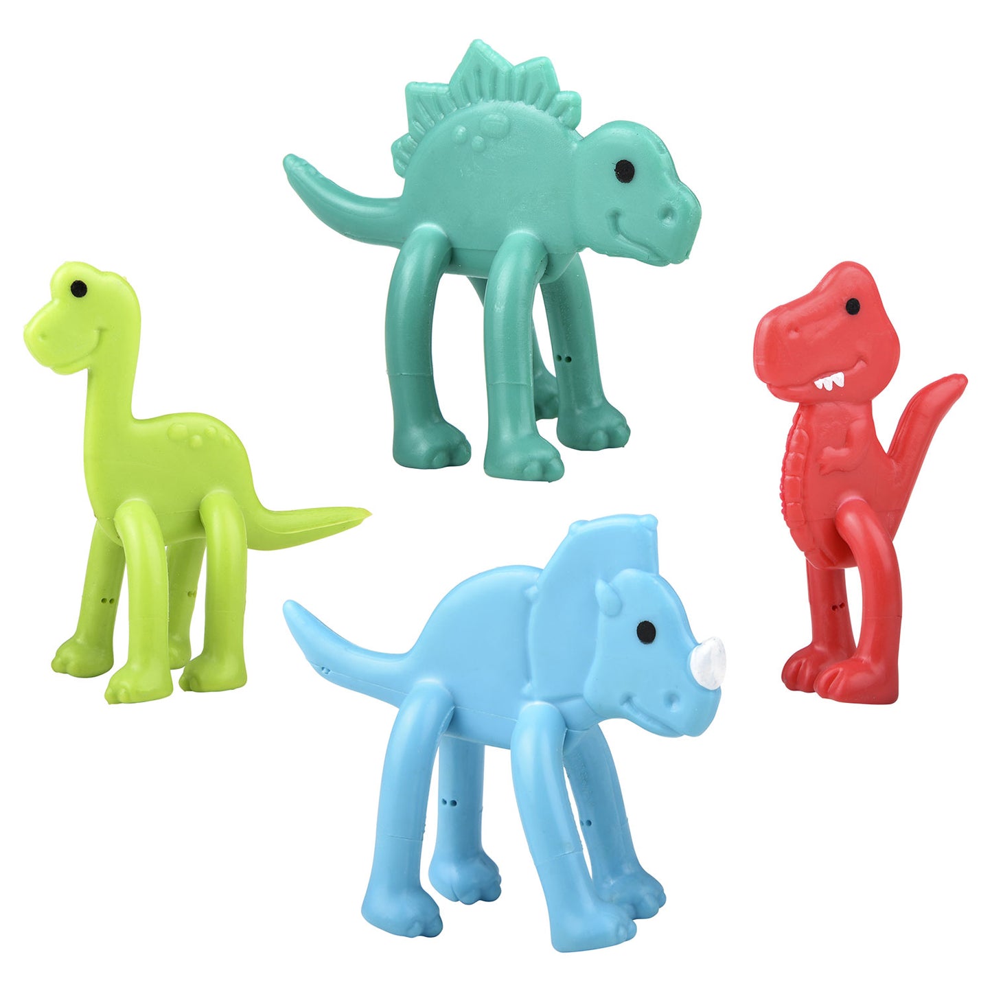 Mini Bendable Dinosaurs - 48 Count