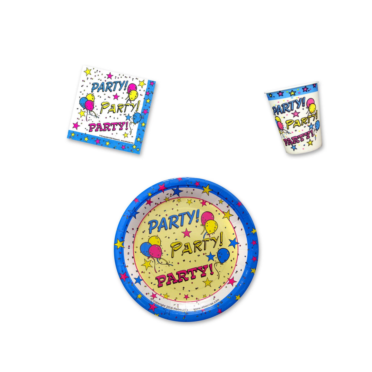 Star Party Place Setting Kit - 9 Inch Plates