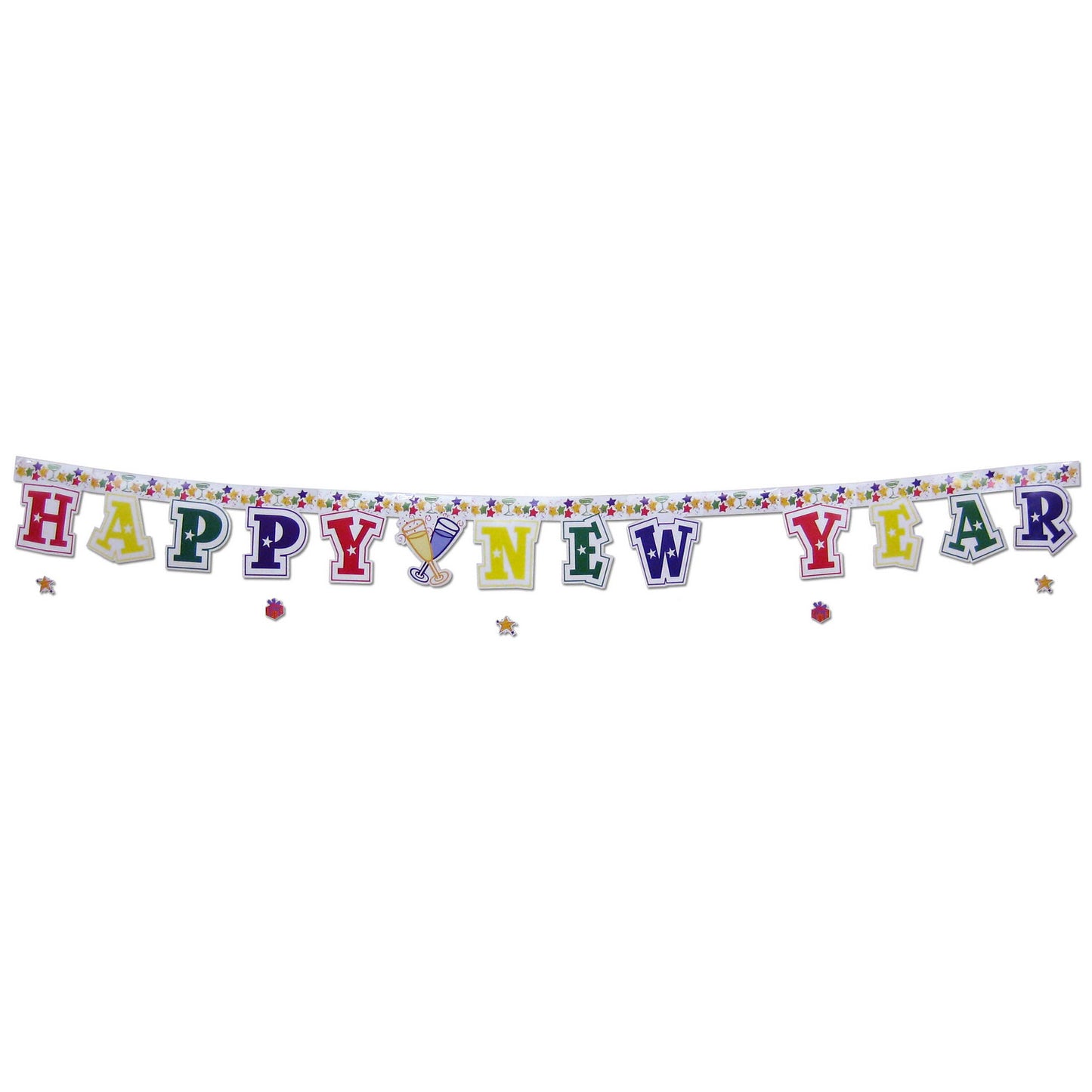 Hinged New Year Banner - 11 1/2 Feet