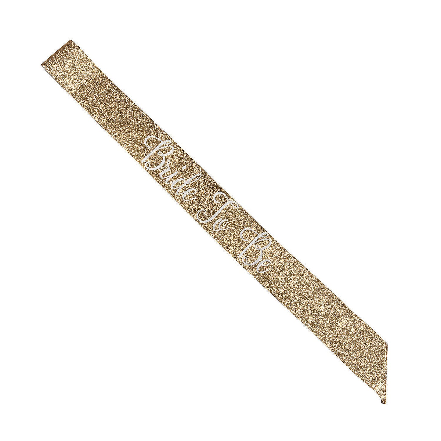 Gold Glitter Bride Sash