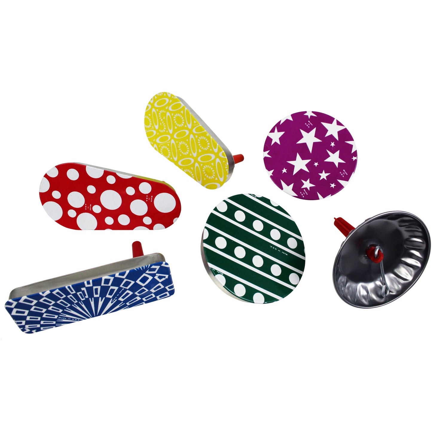 Metal Noise Makers - 50 Count