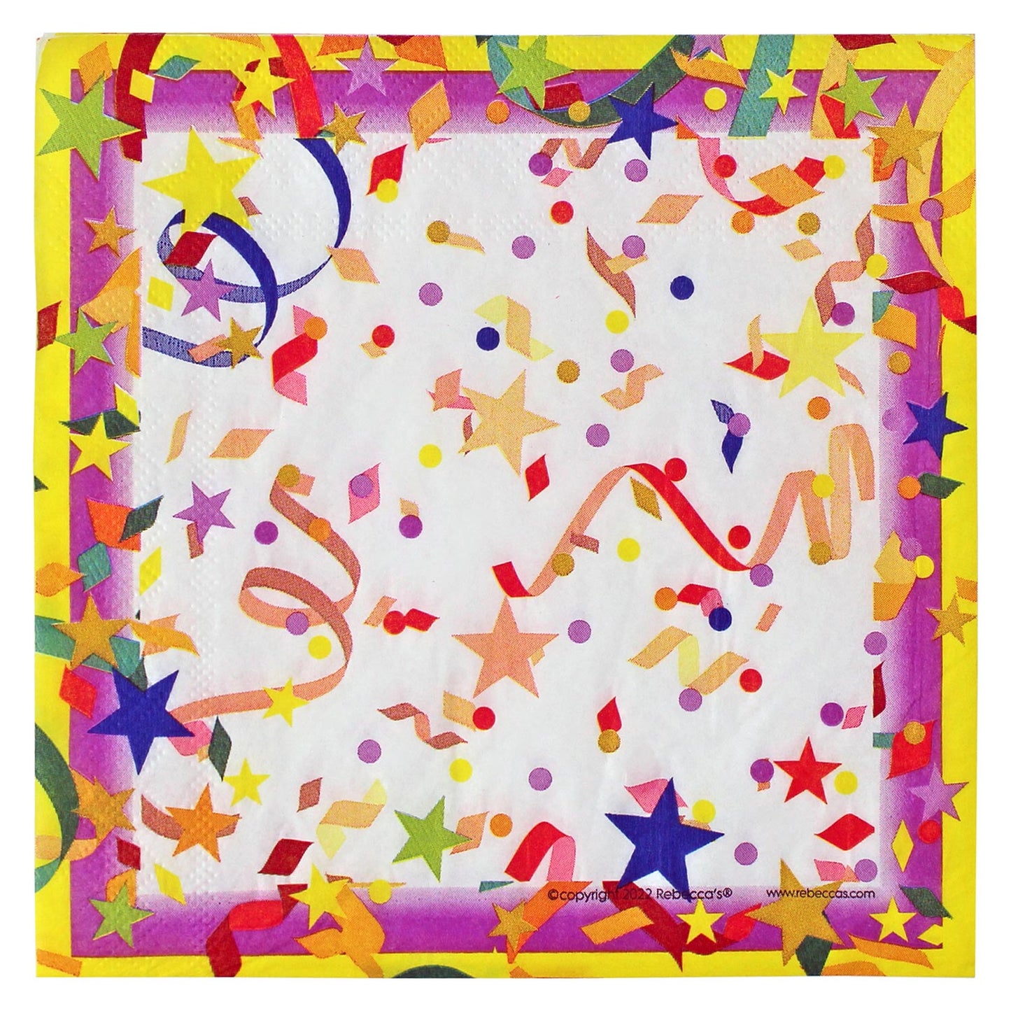Confetti Party Luncheon Napkins - 1,000 Count