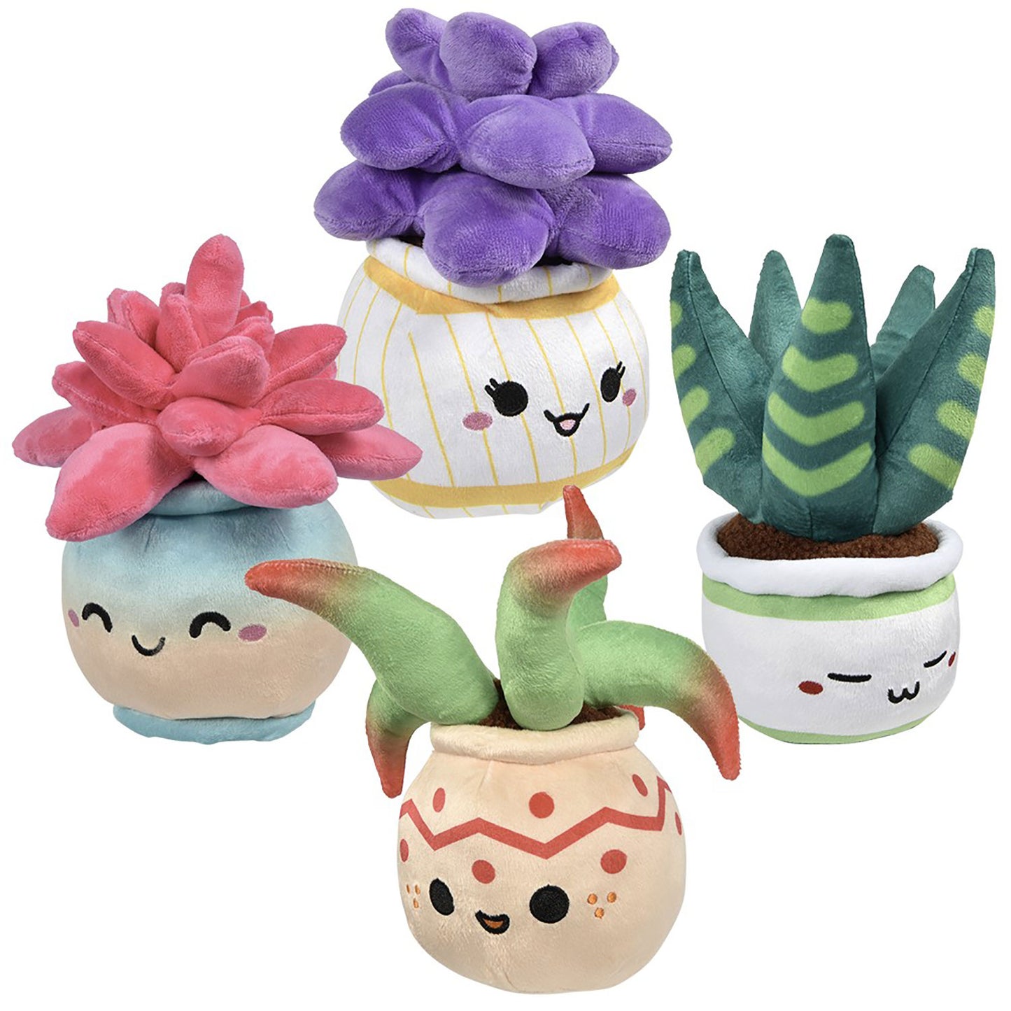 Plush Flower Pot - 9 Inch