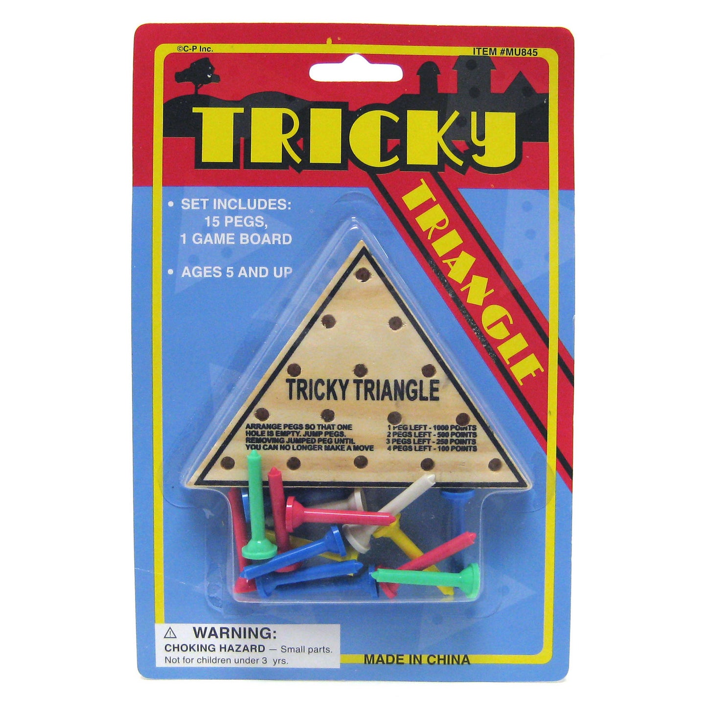 Wooden Triangle Game