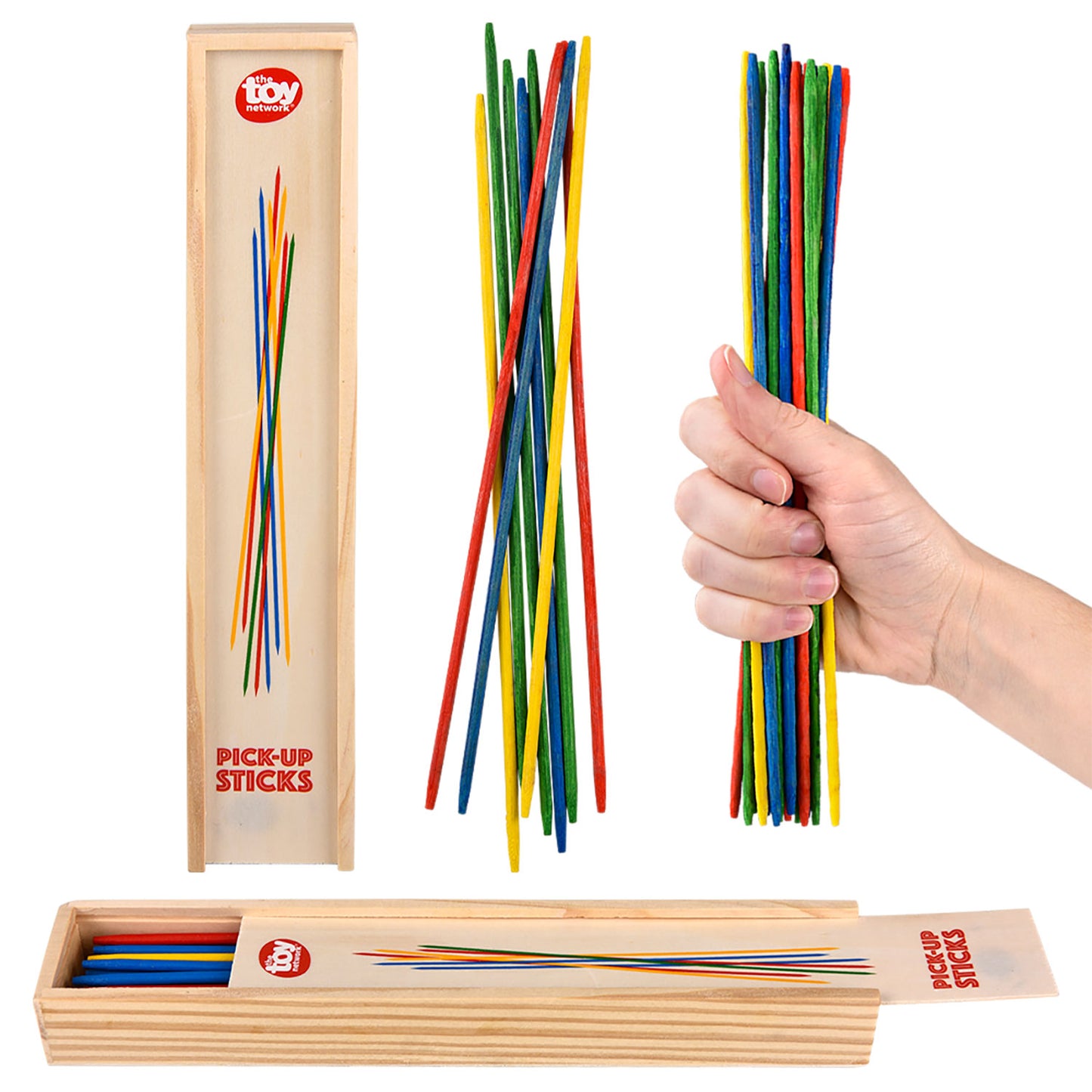 Wooden Pick Up Sticks Game