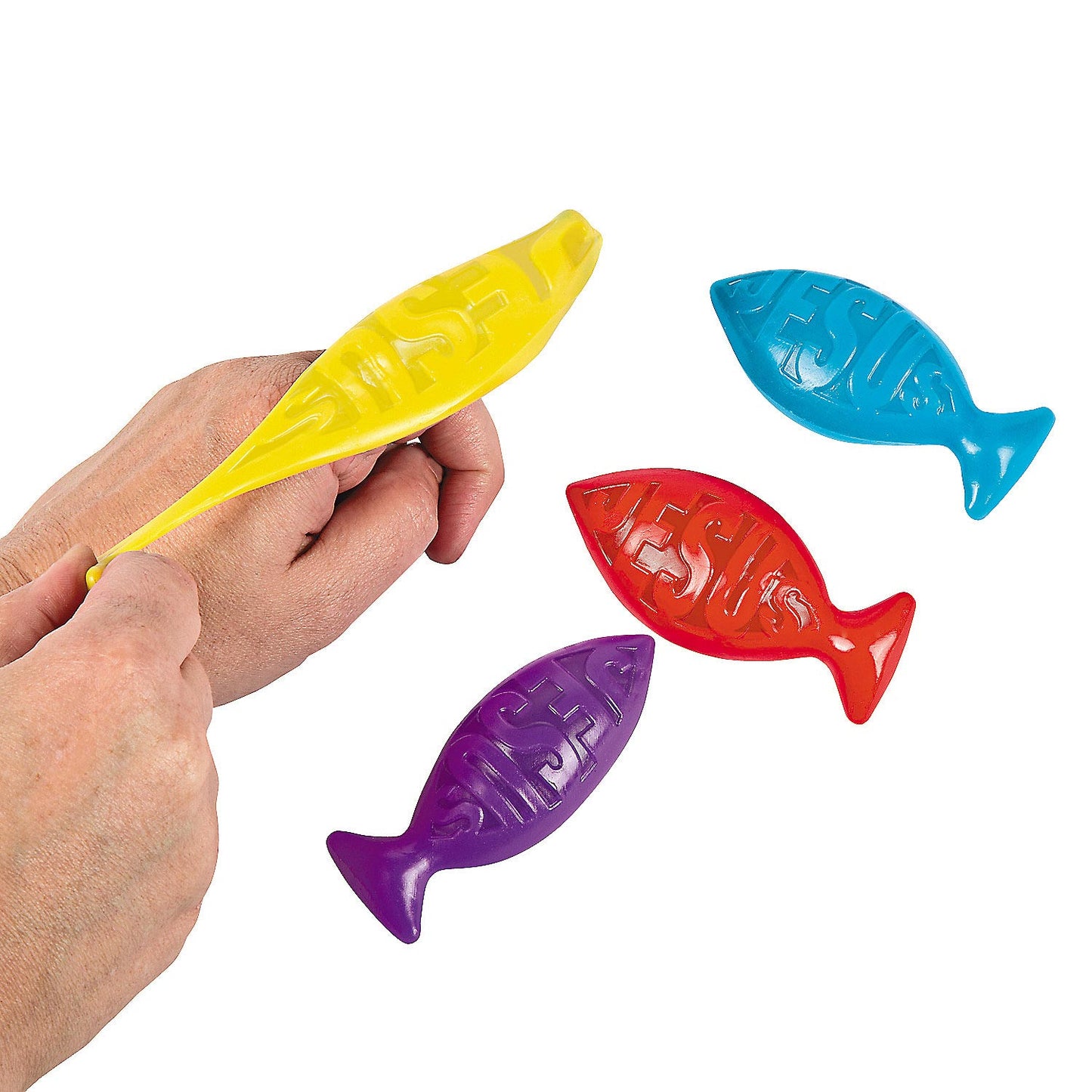 Religious Fish Flingers - 12 Count