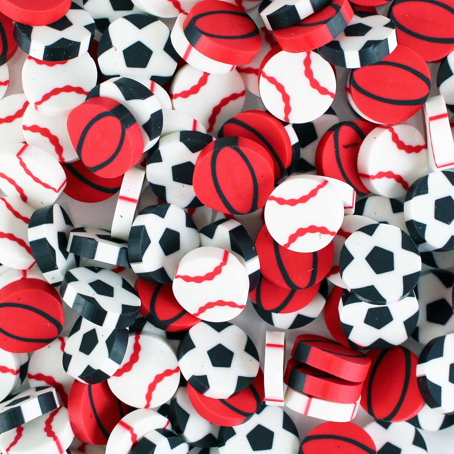 Mini Sports Ball Erasers - 144 Count