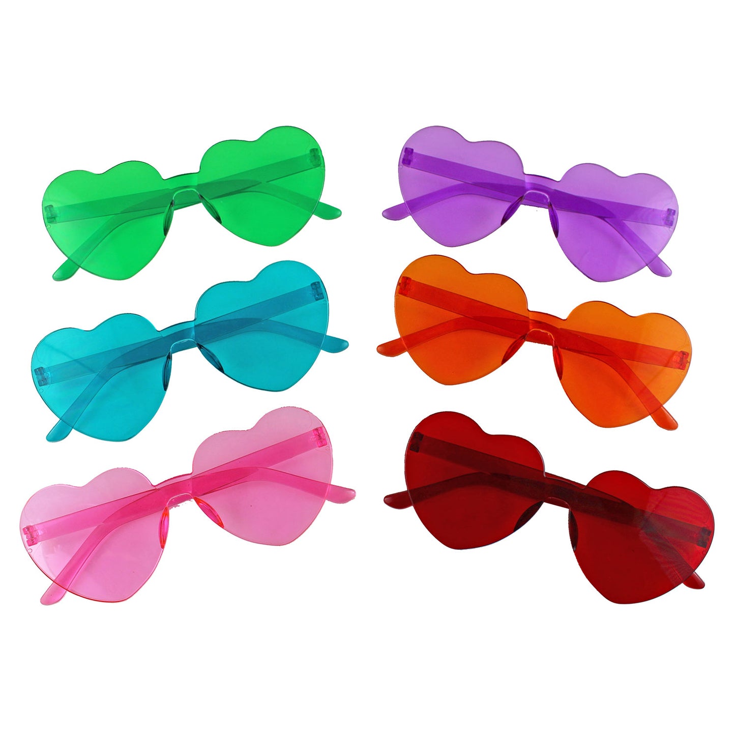 Heart Shaped Sunglasses - 12 Count