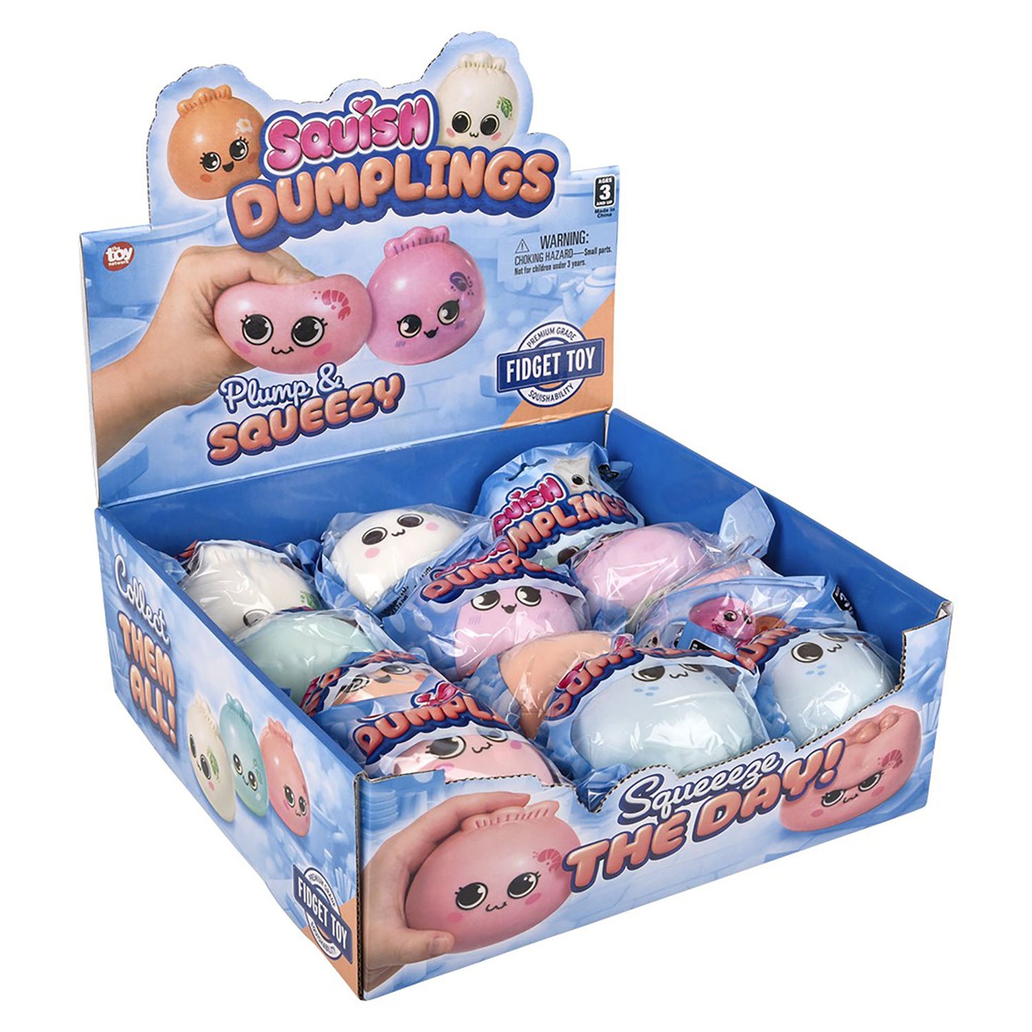 Squishy Dumplings - 3 1/4 Inch - 12 Count