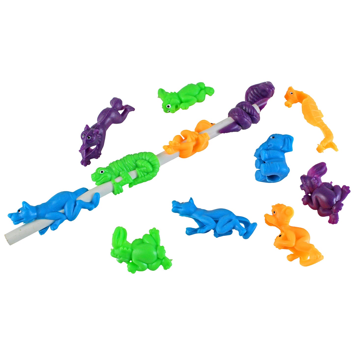 Animal Shaped Pencil Wraps - 12 Count