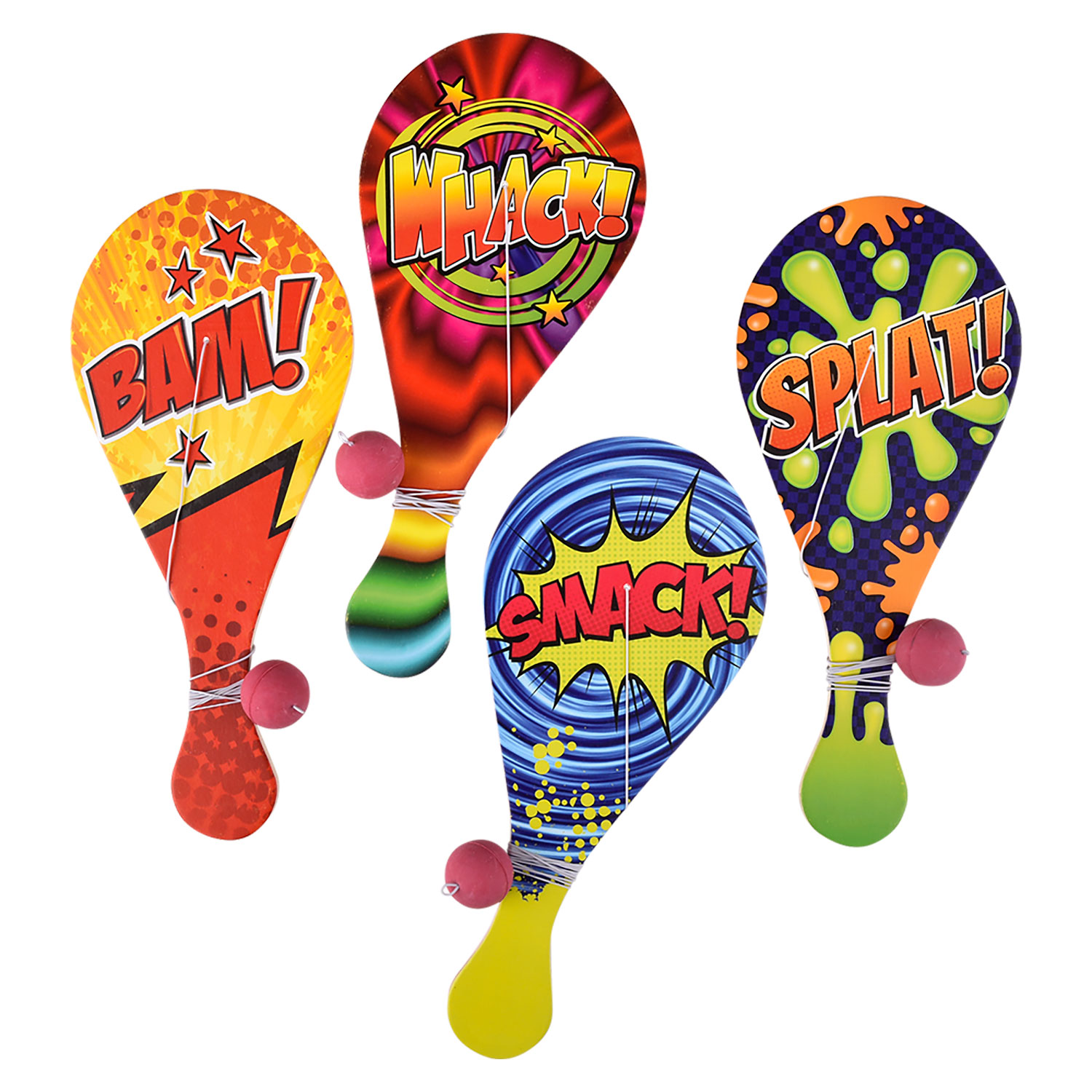 Superhero Paddle Balls Count Rebecca S Toys Prizes