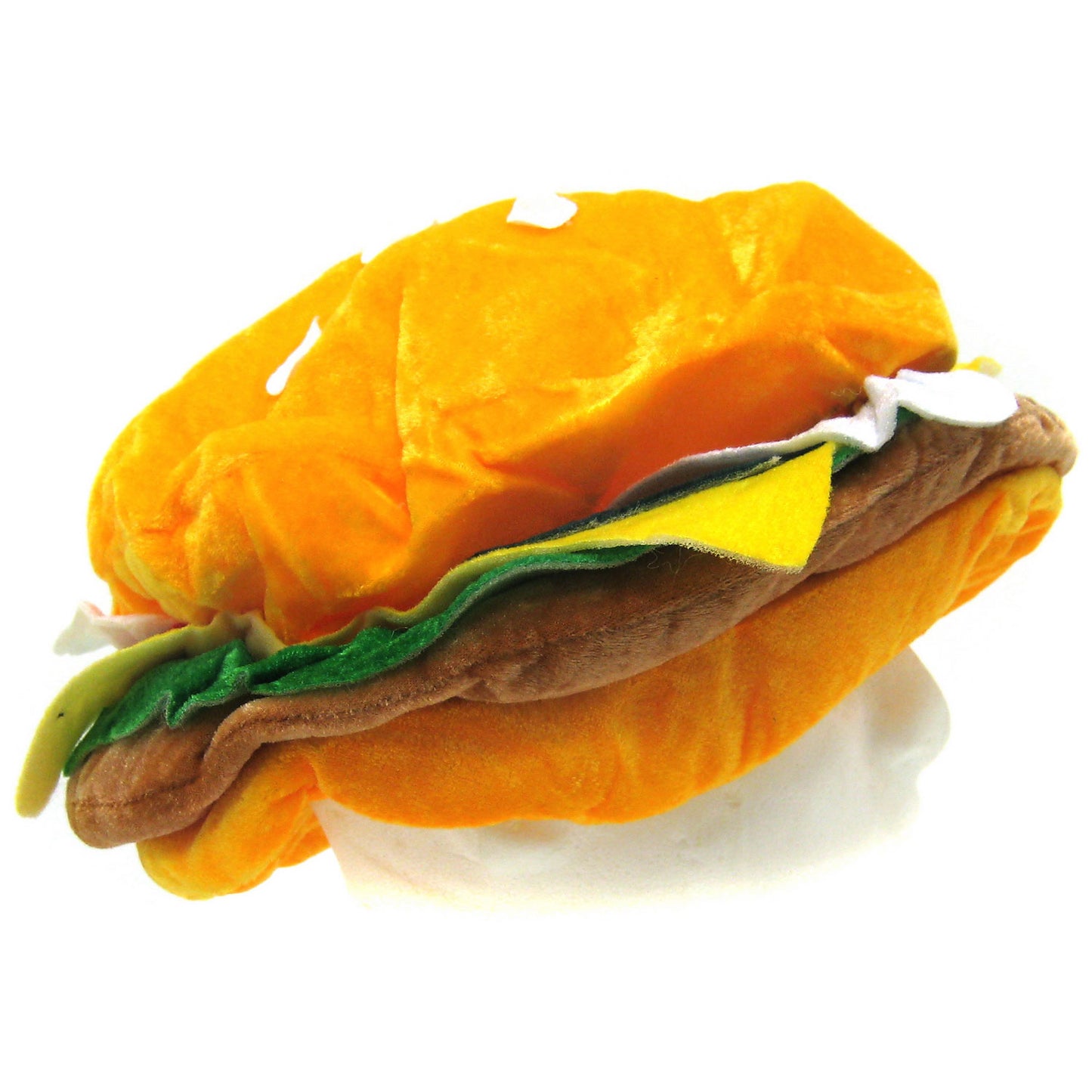 Plush Hamburger Hat