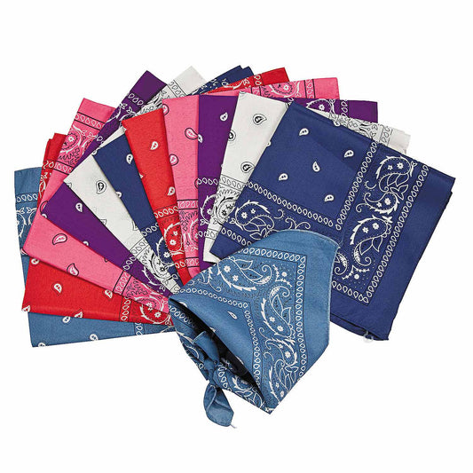 Bandanna Assortment - 12 Count