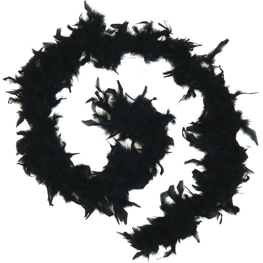 Black Feather Boa
