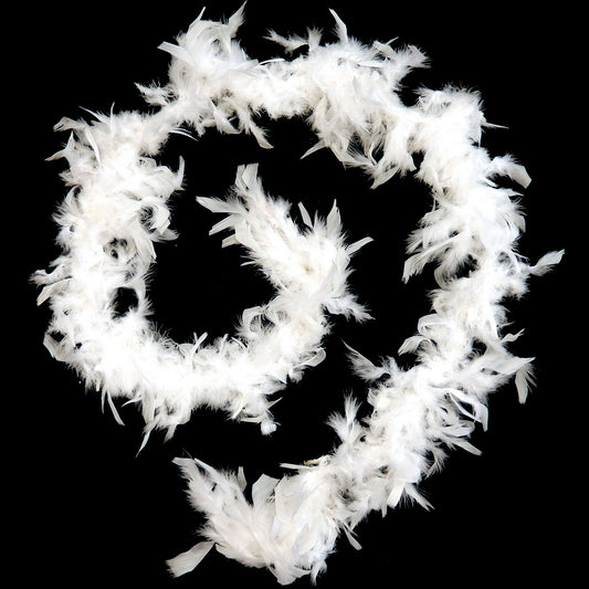 White Feather Boa