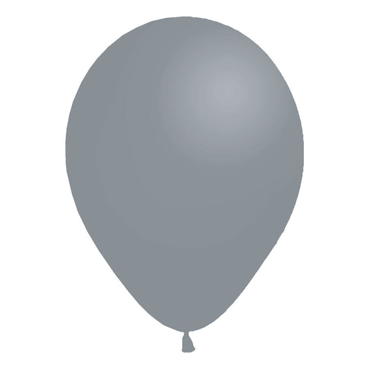 Deluxe Solid Color Metaltone Balloons - 11 Inch - 144 Count - Silver