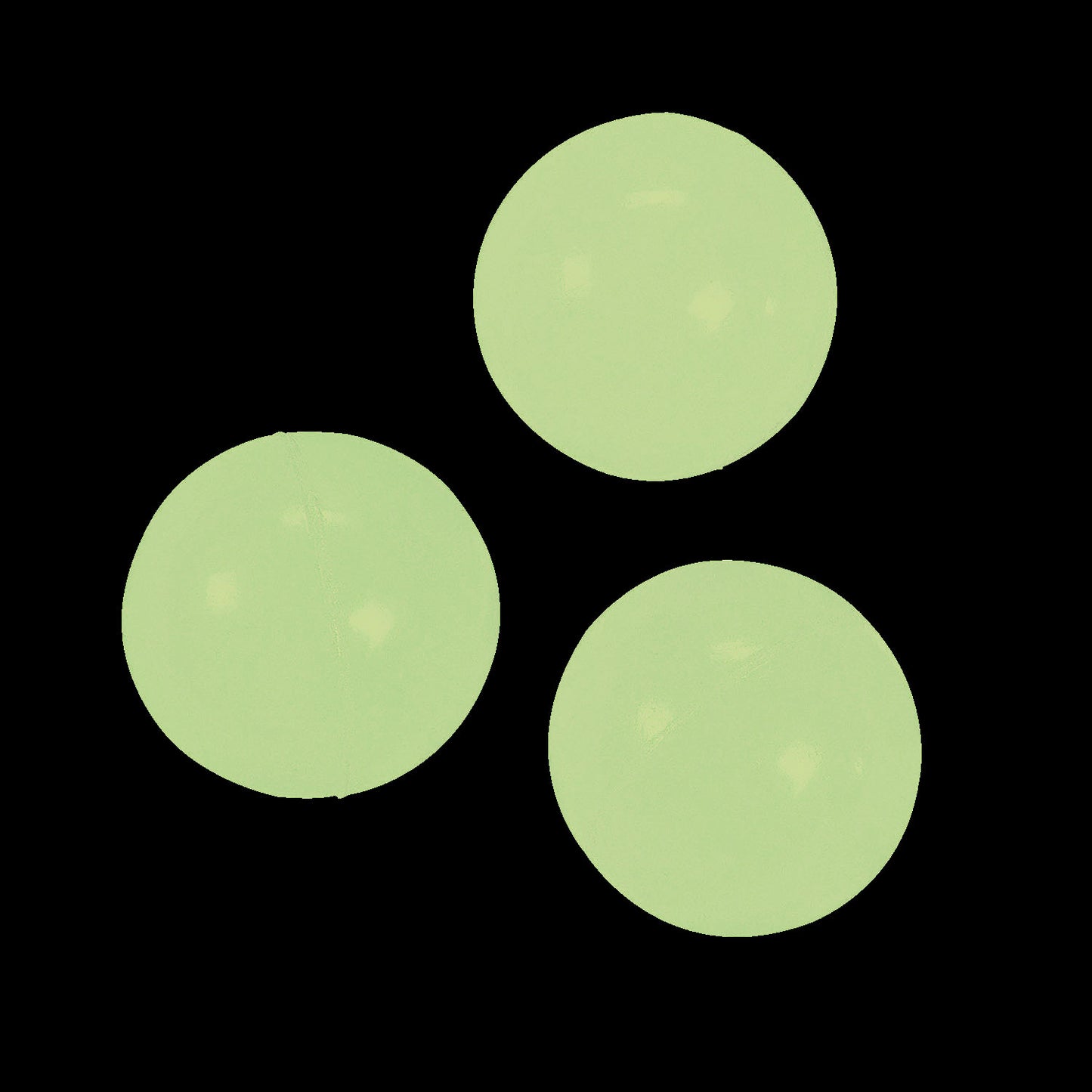 Glow In The Dark Bouncy Balls - 1 3/4 inch (45mm) - 12 Count