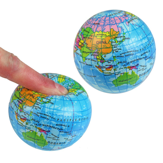 Globe Stress Balls - 12 Count