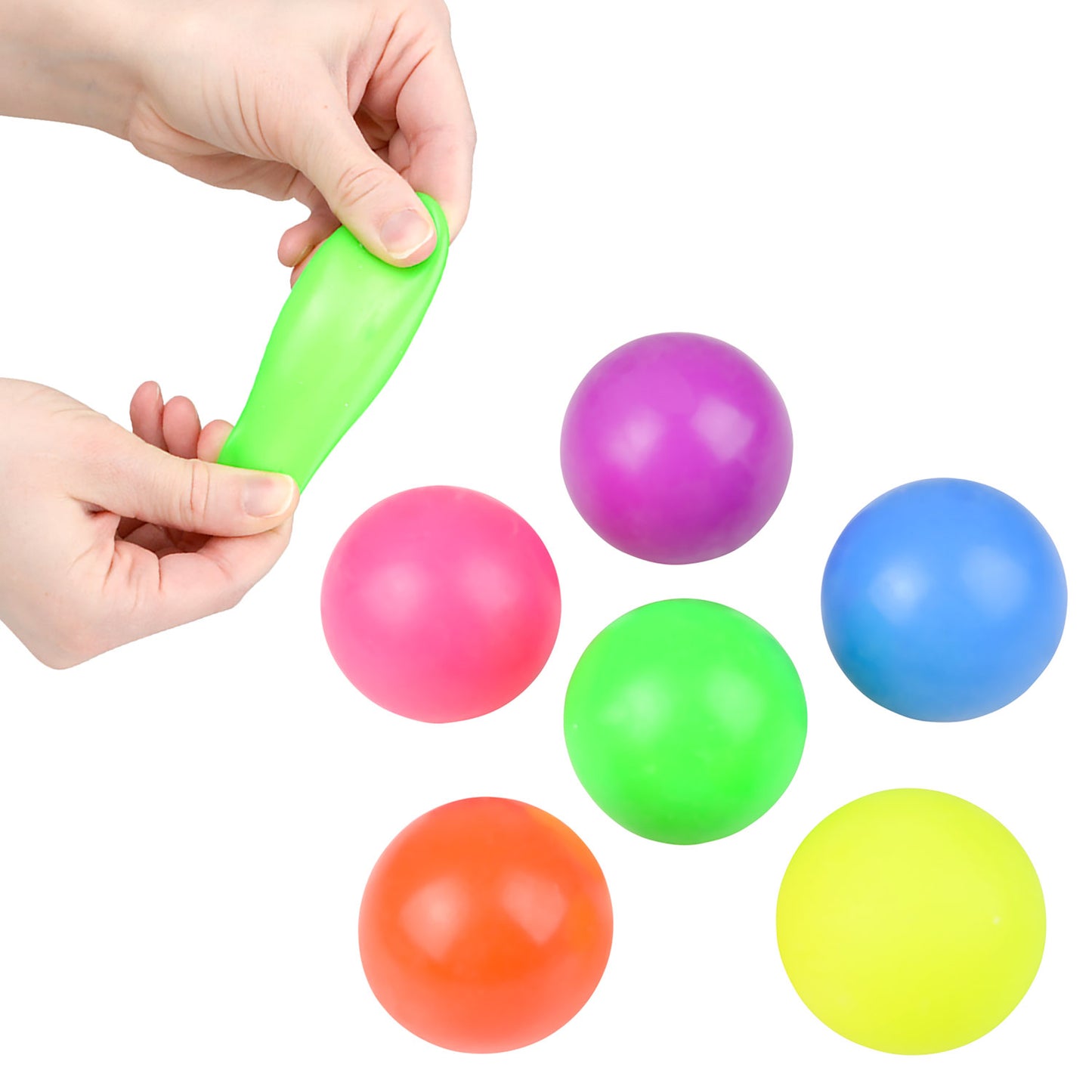 Squishy Sticky Neon Orbs 3 Piece Set