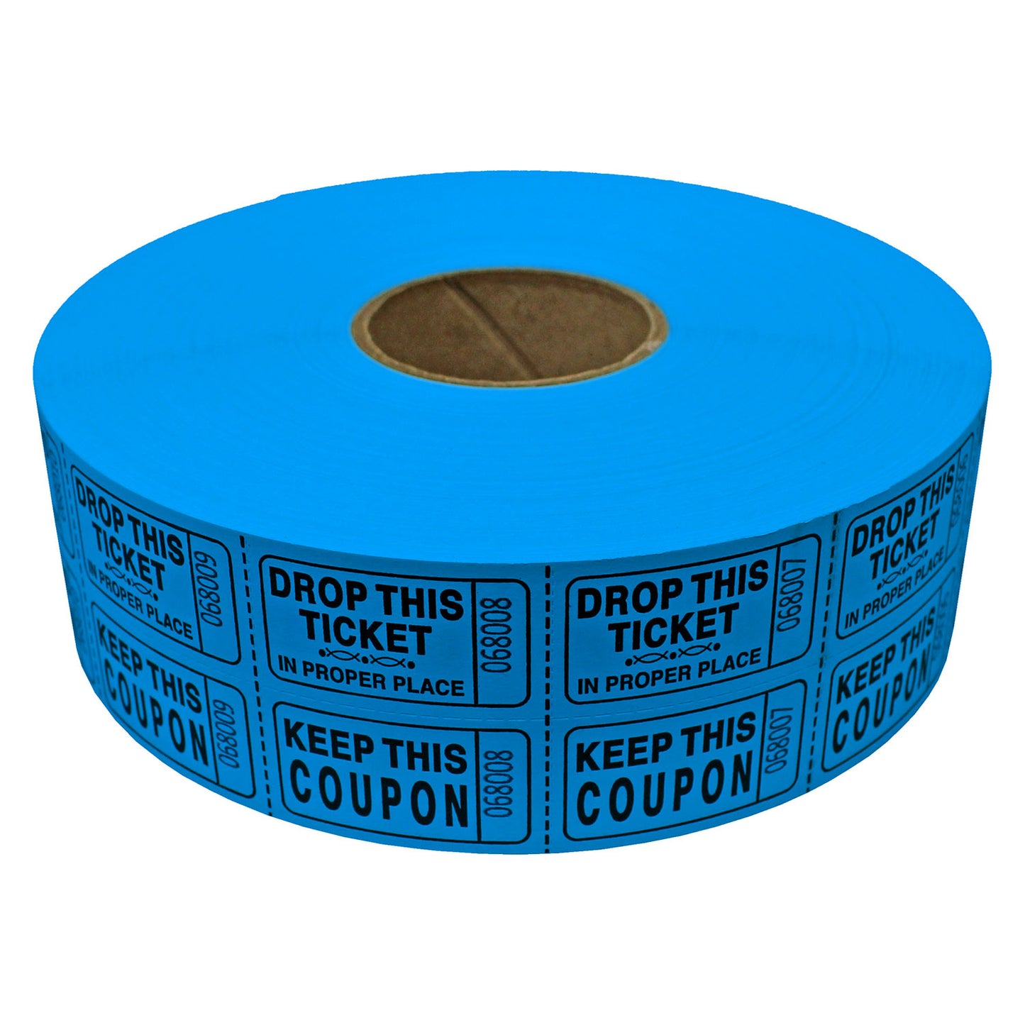 Double Roll Coupon Tickets - 2,000 Piece