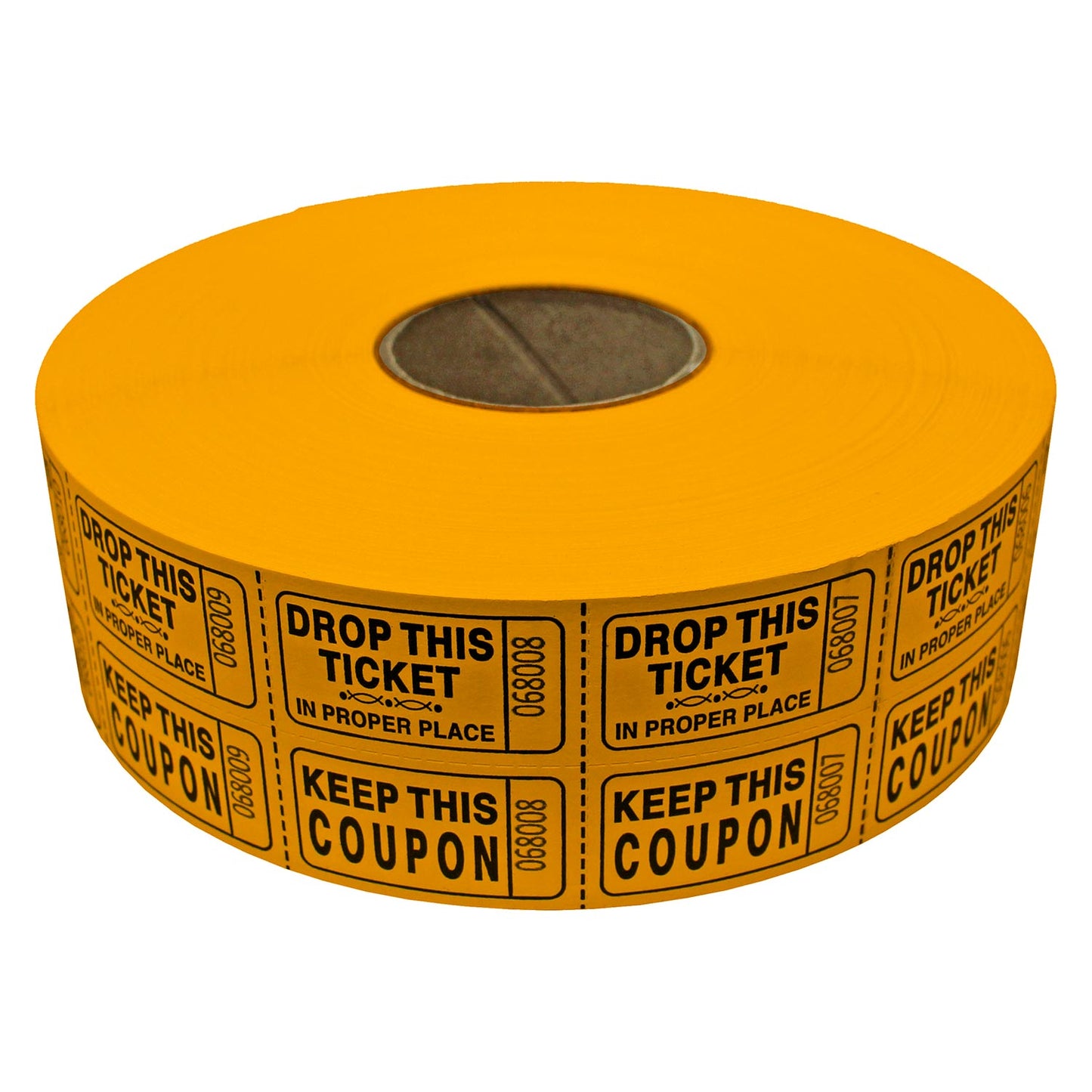 Double Roll Coupon Tickets - 2,000 Piece