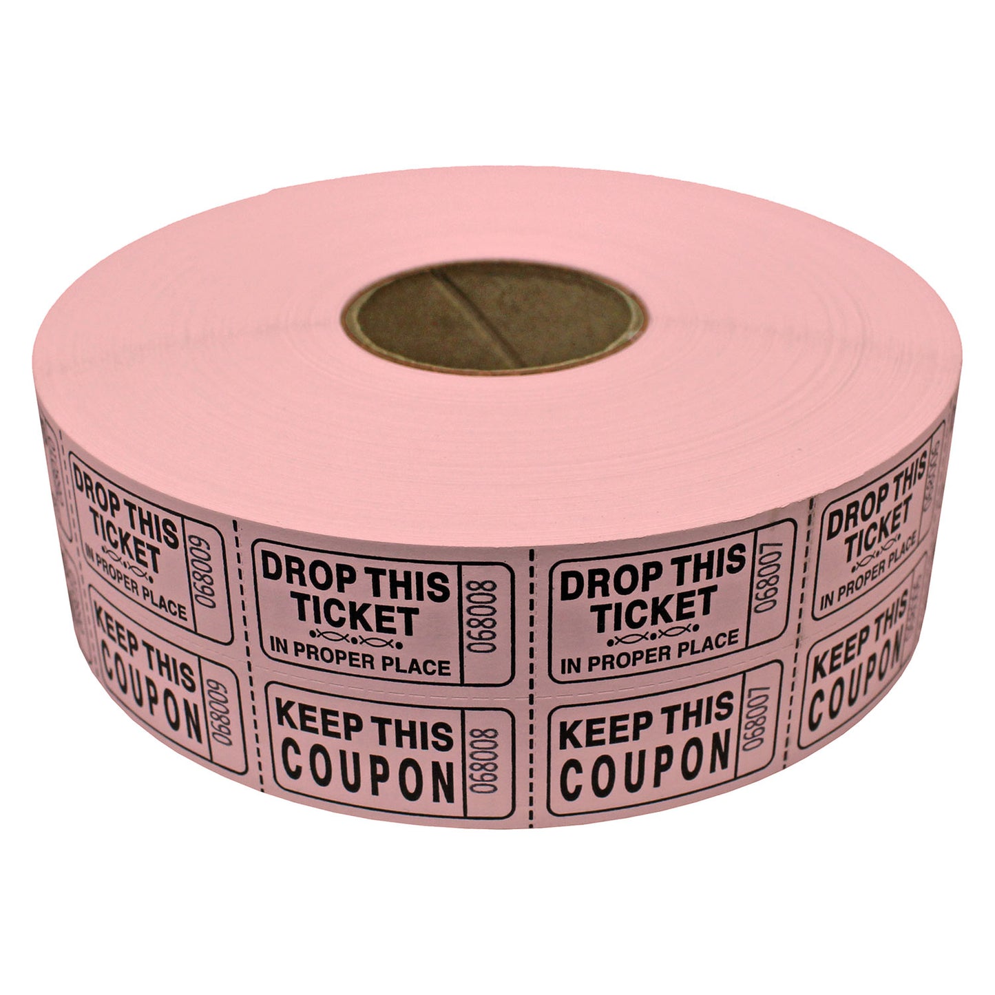 Double Roll Coupon Tickets - 2,000 Piece