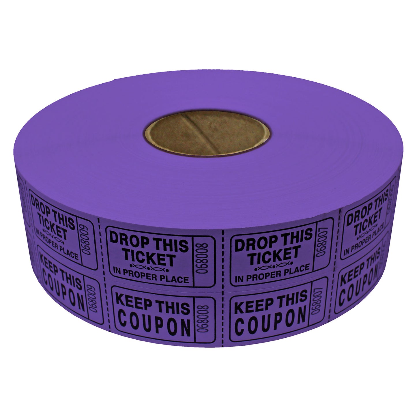 Double Roll Coupon Tickets - 2,000 Piece