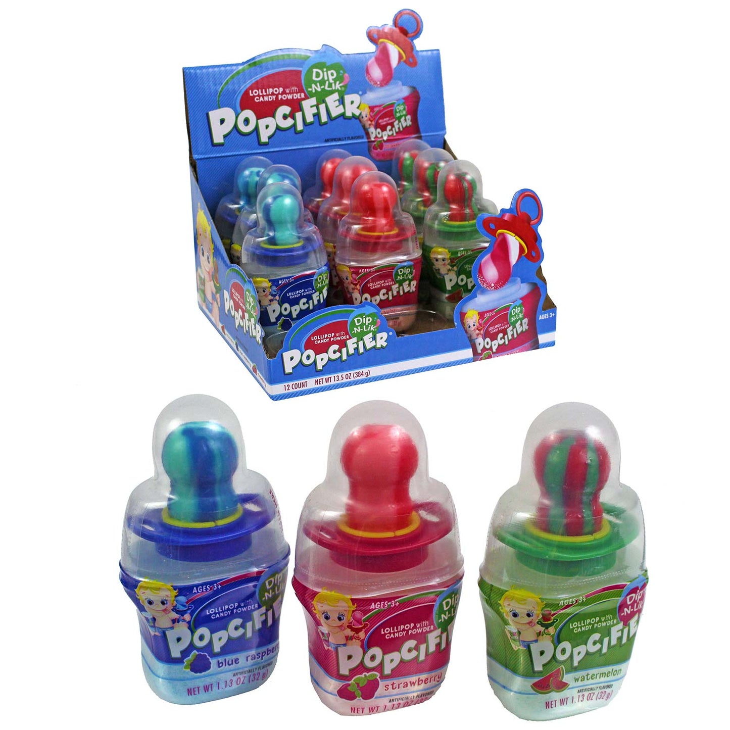 Popcifier Dip-N-Lik® Candy - 12 Count