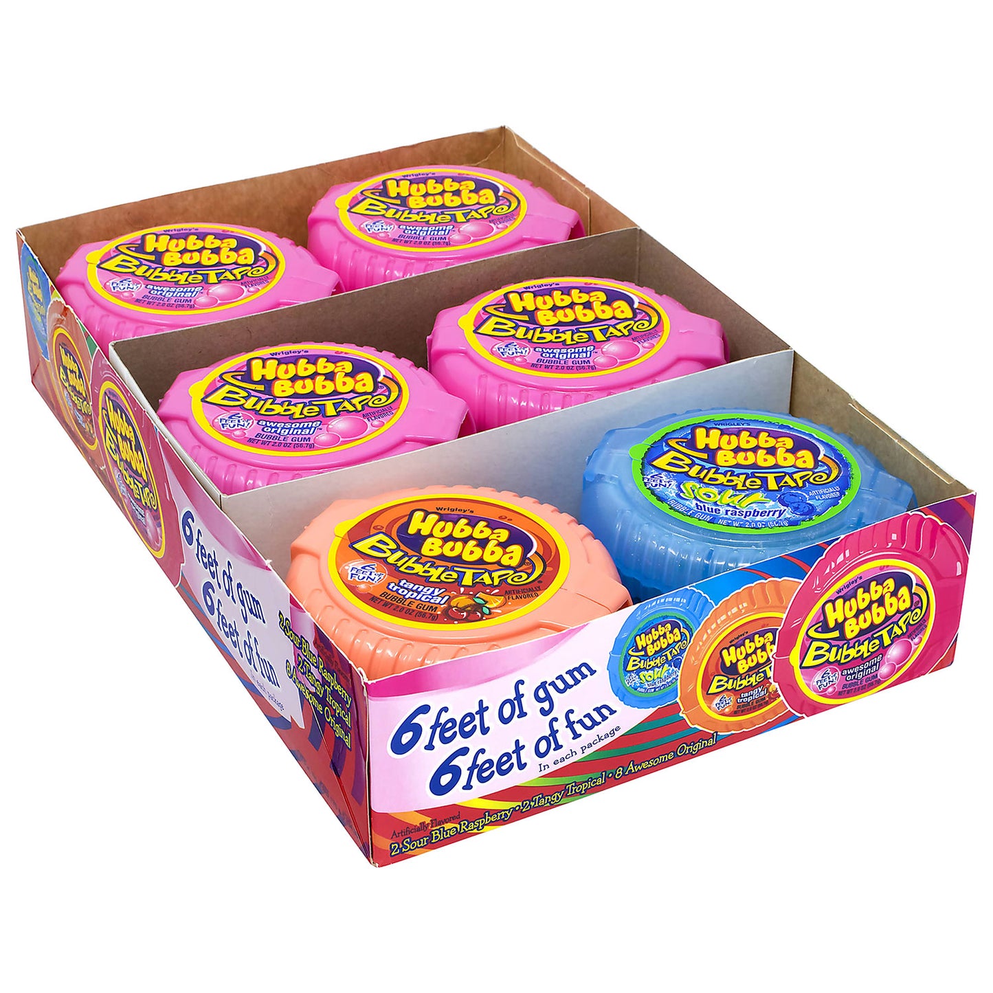 Hubba Bubba Bubble Tape Gum - 12 Count