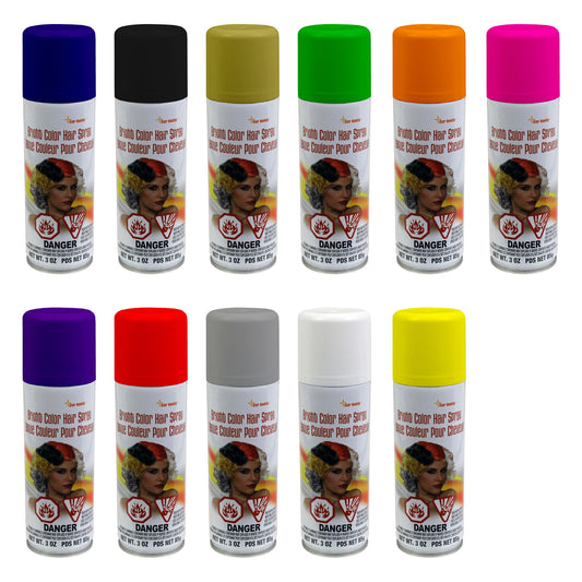 Colored Hair Spray - 3 Ounce