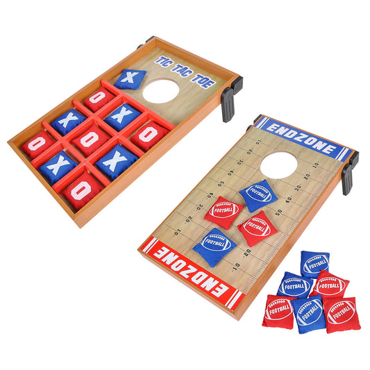 2-in-1 Wooden Toss Game 11 Piece Set