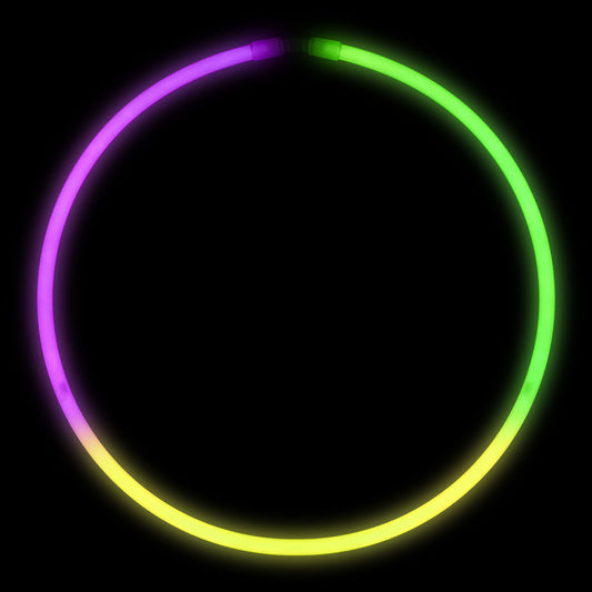 Glow Necklaces - Mardi Gras - 22 Inch - 50 Count