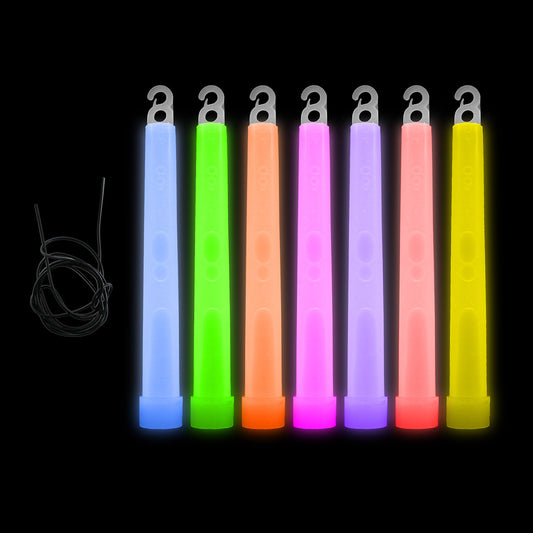 Glow Sticks with Lanyard - 6 Inch - 25 Count
