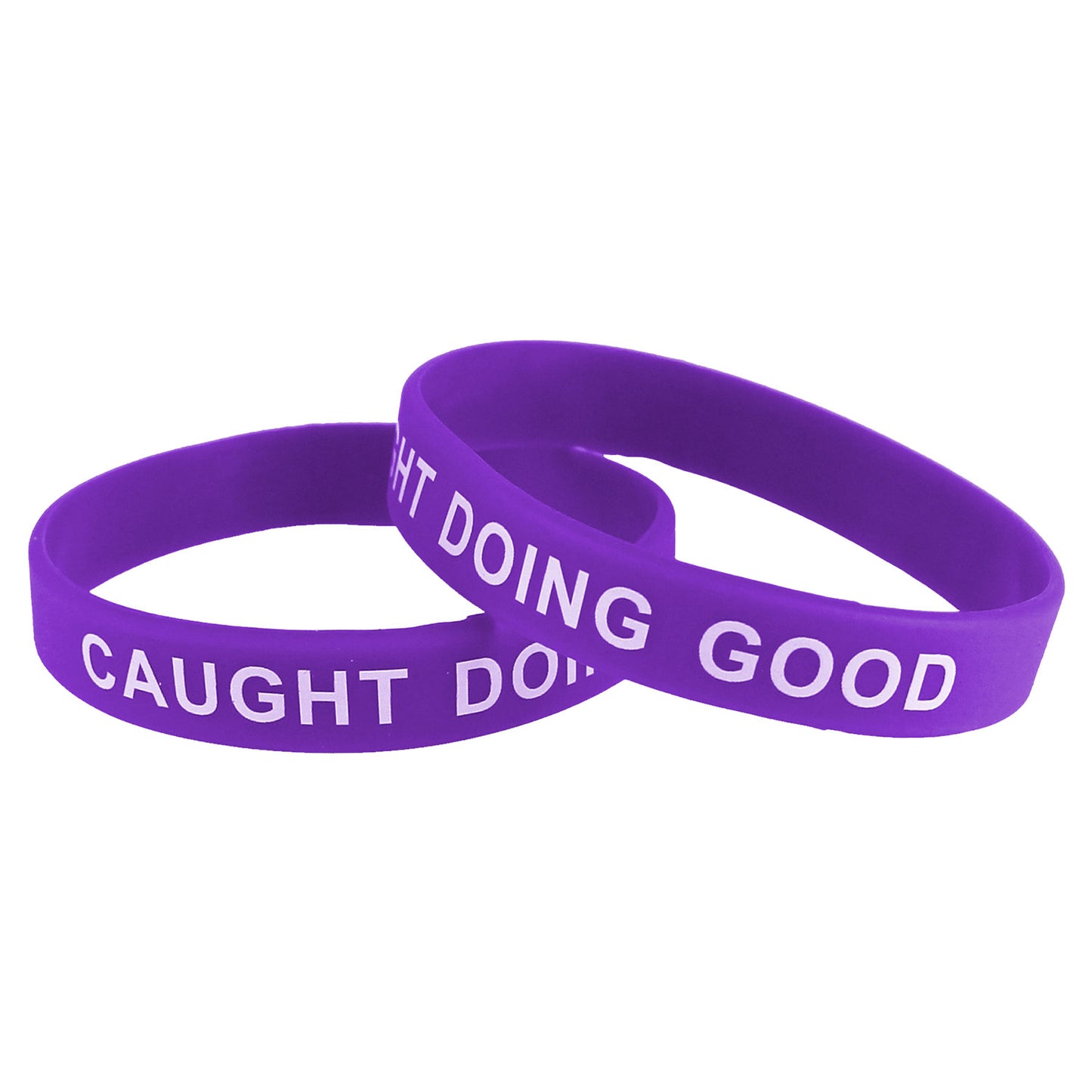 Caught Doing Good Rubber Bracelets - 12 Count