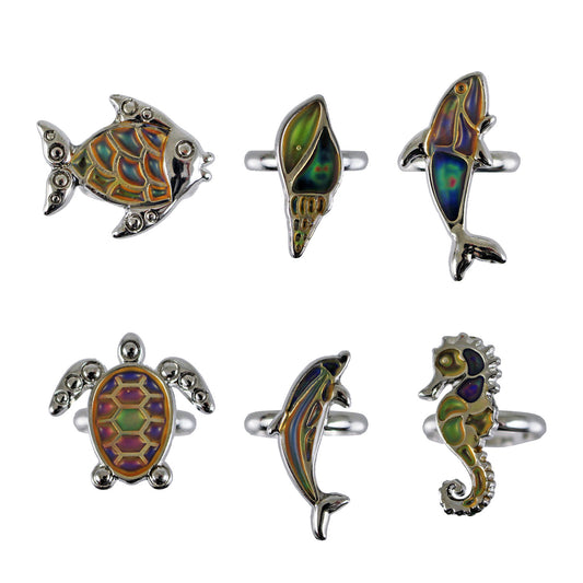 Ocean Mood Rings - 24 Count