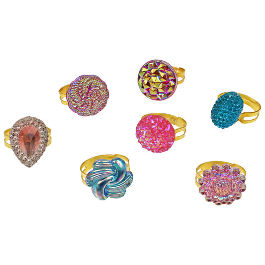 Glitzy Rings - 100 Count