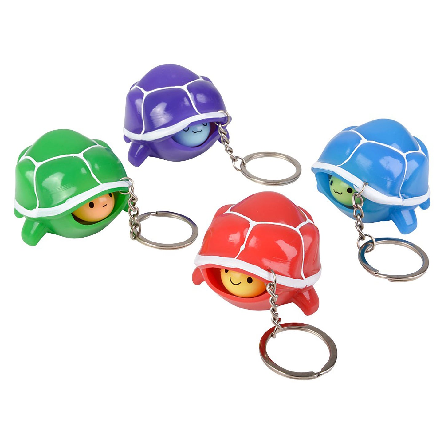 Pop Out Turtle Keychains - 24 Count