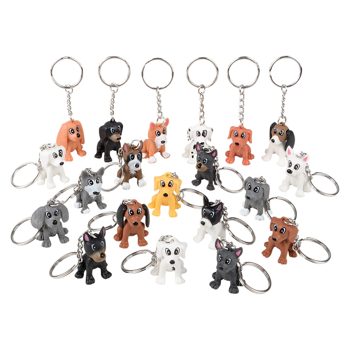 Puppy Keychains - 20 Count