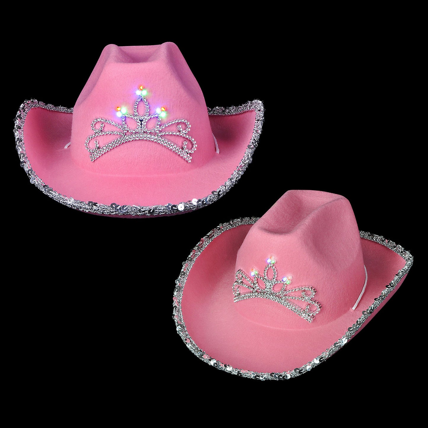 Light Up Pink Cowgirl Hat - Child Size