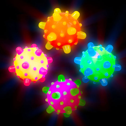 Light Up Space Meteor Balls - 2 1/2 Inch - 12 Count