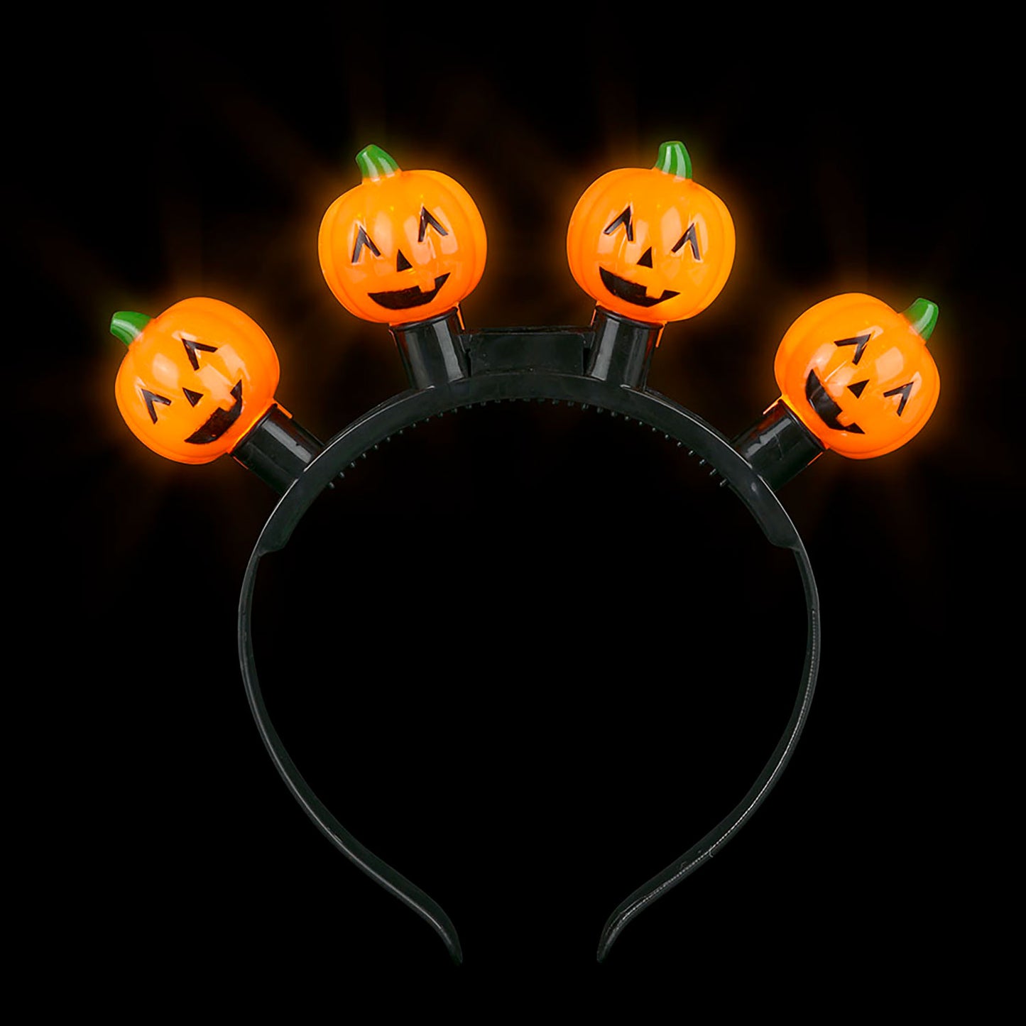 Light-Up Jack-O-Lantern Bulb Headband - 3 Function