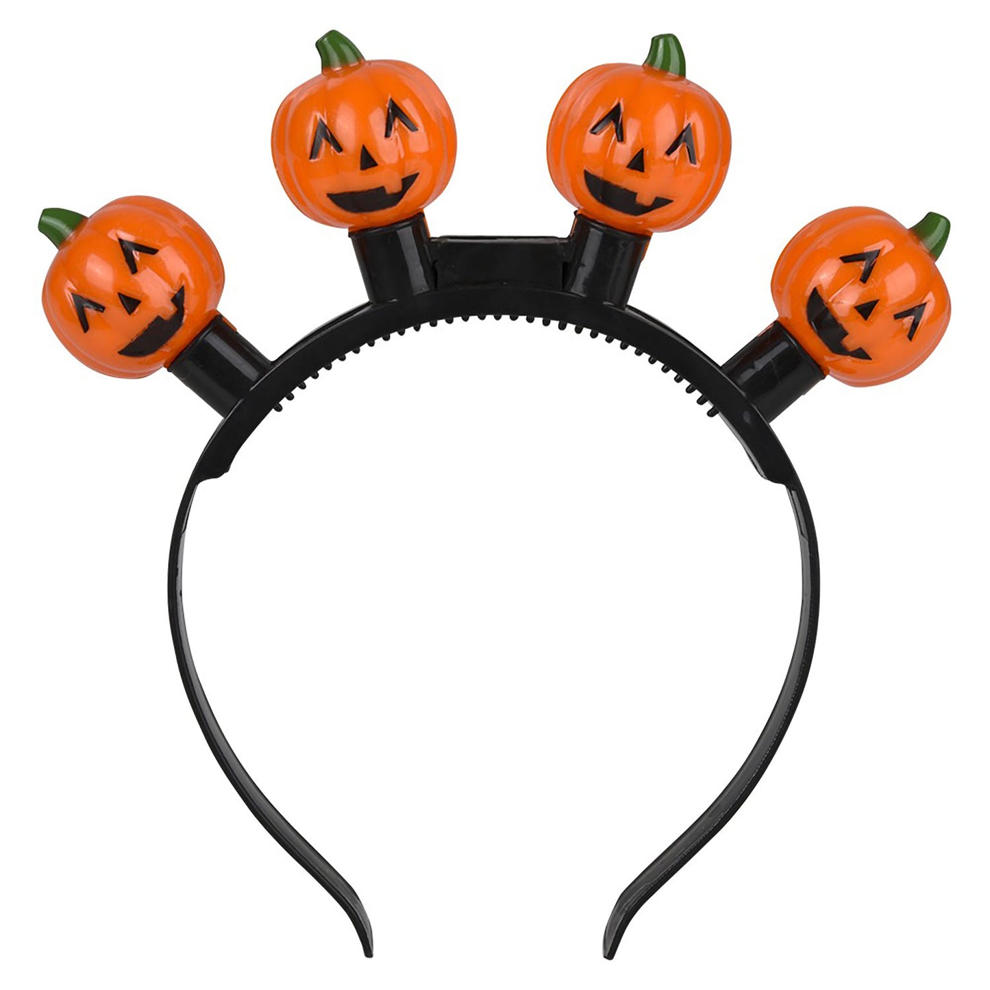 Light-Up Jack-O-Lantern Bulb Headband - 3 Function