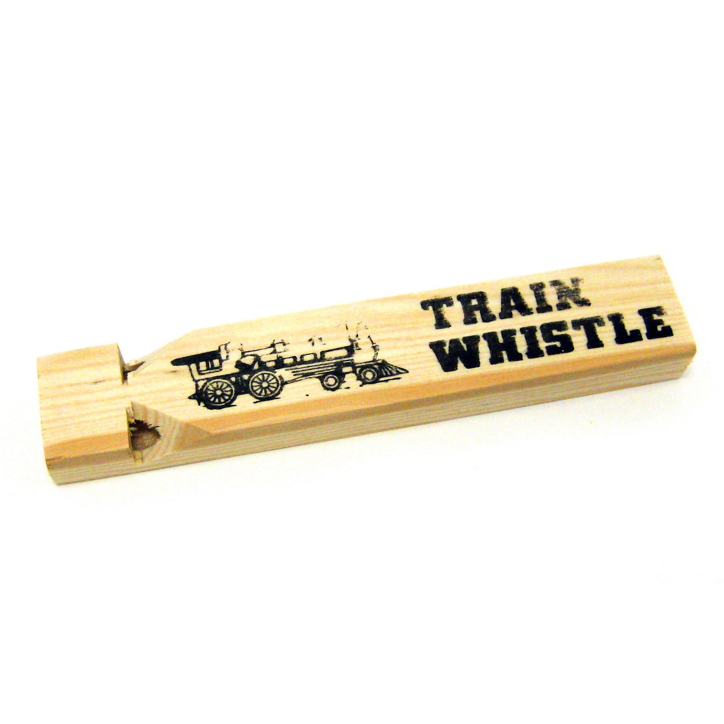 Wooden Train Whistles - 12 Count