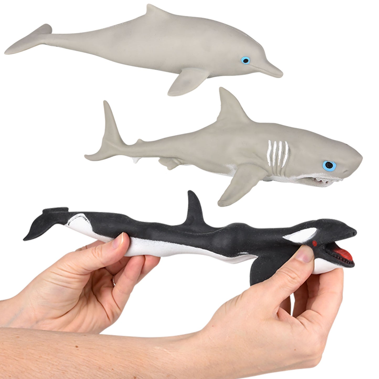 Squish-n-Stretch Sand Sea Life - 8 Inch - 12ct
