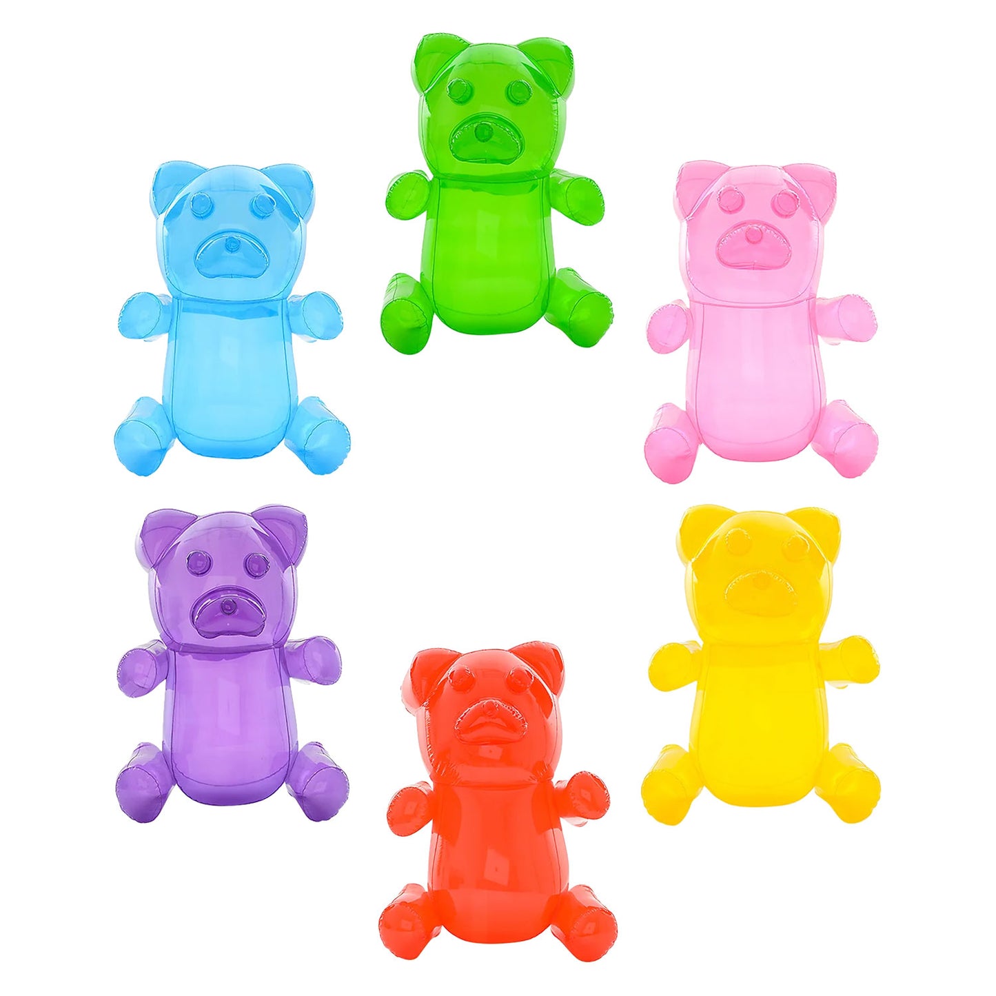 Gummy Bear Inflatable - 24 Inch - Assorted Colors